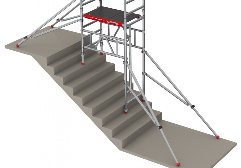 Stairs, treppen erweiterung gerüst